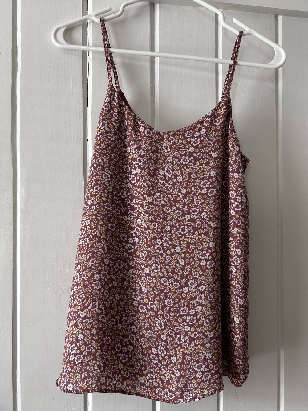 Hippie Rose | Mauve Floral Spaghetti Strap